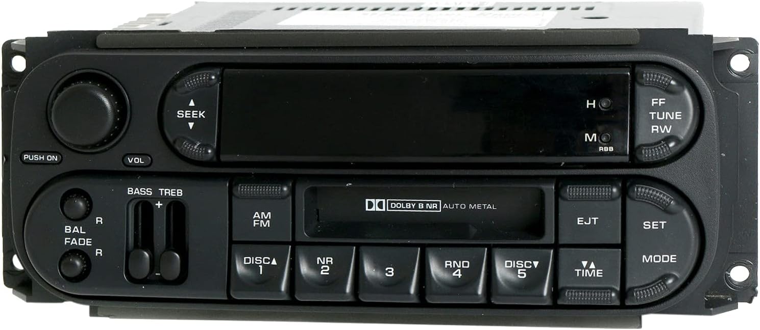 AM FM Radio Cassette Player with CD Controls 2003-2007 Grand Cherokee ...