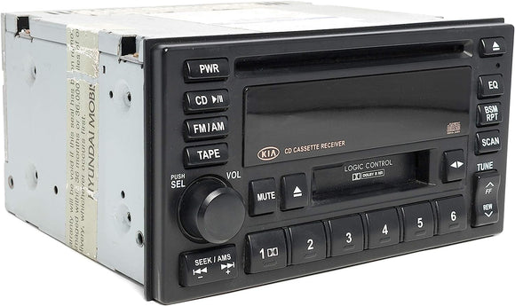 AM FM Radio Dolby Cassette Single Disc CD Player for 2002-05 Kia Sedona OEM 1K5LC-66-860