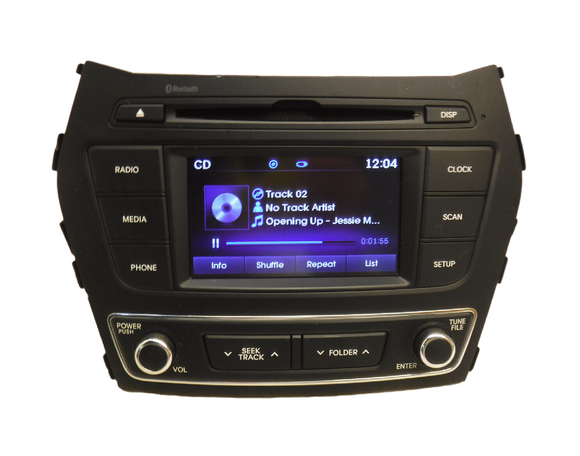 2017-2018 Hyundai Santa Fe Am Fm Cd Player Radio Receiver OEM 96180-4Z6504X