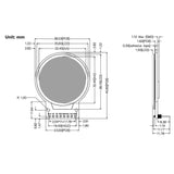 1.28 inch IPS full view TFT display LCD screen color screen module 240x240