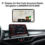 8“ Uconnect Radio Navigation LCD Display for Kia Niro and Forte LA080WV9