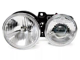 Euro Smiley Glass Ellipsoid Projector 5 3/4 Headlight+Bracket+Wiring for BMW E30 3-Series M3 1984-1991