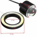 New 2x 3.5" RGB Multi-Color Angel Eye Halo Ring LED Fog Light Projector DRL Lamp