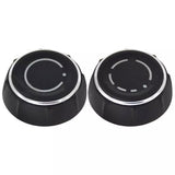 2x Front Volume Control Buttons Knobs for Porsche Cayenne 2011-2016 Macan 2014-2017