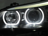 DEPO V3 LED U-Ring White Angel Halo Headlight for 2004-2010 BMW E60/E61 5 Series M5