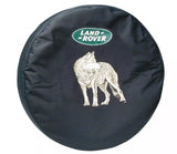 New Genuine Soft Vinyl Spare Tire Cover w/ Rhino Elephant Wolf Design LRN50240 for Land Rover