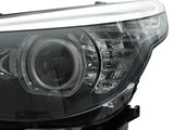 DEPO V3 LED U-Ring White Angel Halo Headlight for 2004-2010 BMW E60/E61 5 Series M5