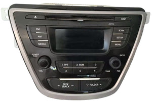 2011 - 2013 Hyundai Elantra Dash AM/FM Radio CD Player 96170-3X105RA5 OEM