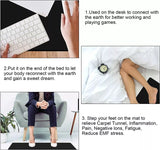 Grounding Mat Pad for Improving Sleep Health Computer Chair Desk Bed Mat