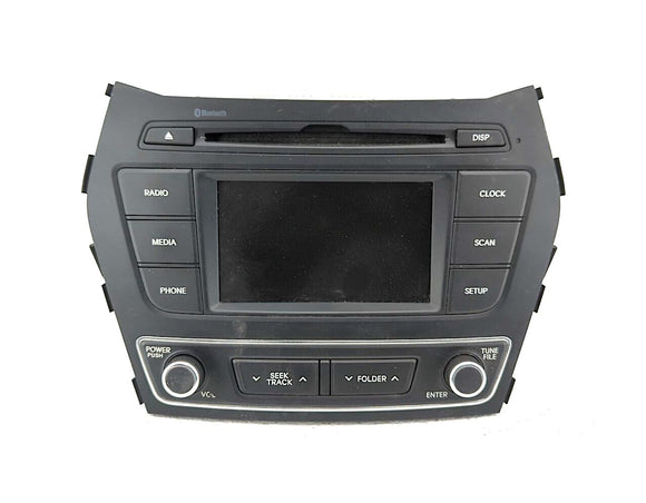 2017-2018 Hyundai Santa Fe Am Fm Cd Player Radio Receiver 96180-4Z6504X