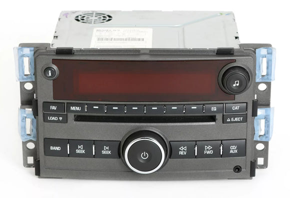 Saturn Aura 2007-08 Radio AMFM 6 Disc CD Player w Aux Input 15835878