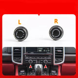 L+R Radio Knob for Porsche 981/991 Boxster/Cayman/Carrera/Cayenne/Panamera 2x