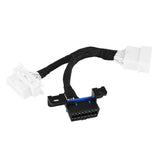 OBDII Extension Cable OBD2 Splitter Adapter 16Pin Male To Dual Female Cable