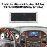 LCD Information Display for Mitsubishi Montero XLS Clock Dash Unit MR512860 2001-2006