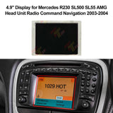 Radio Command 2.0 Navigation LCD Display for 2003 2004 Mercedes R230 SL500 SL55 AMG Head Unit