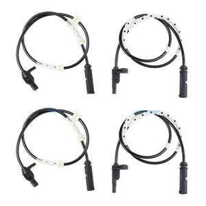 4pcs ABS Speed Sensor Front Rear Left & Right For BMW F20 F30 F80 320i 328i 430i xDrive M4