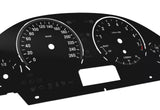 Speedometer Dials MPH to KM/H Gauges for BMW F30 Black