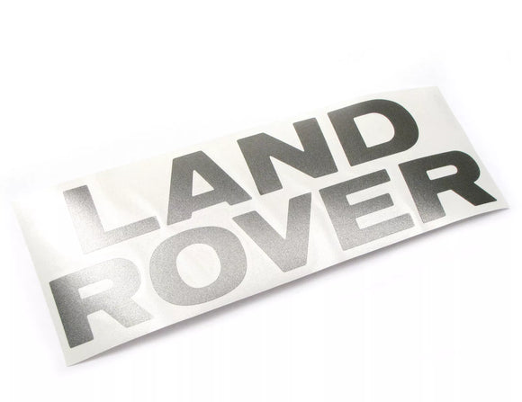 Hood Decal 'Land Rover' Badge Lettering Dark Charcoal Land Rover Discovery 1