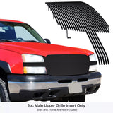 Main Upper Stainless Black Billet Grille for 2003-2005 Chevy Silverado 1500