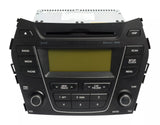 2013-14 Hyundai Santa Fe AM FM Radio Single CD MP3 XM w Display 96170-4Z1004X