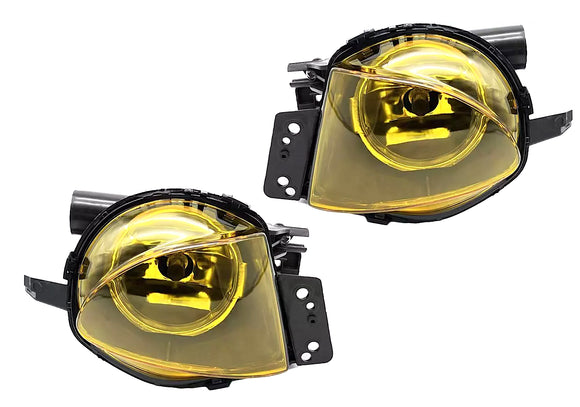 2X Yellow Fog Lights Bumper Lamps for 2006-2008 BMW E90 323i 325i 328i 330i 335i