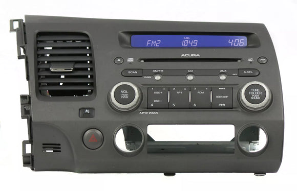 Acura 2006-11 CSK Radio AM FM Single Disc CD Receiver w Vent 39100-SNR-C02 4BC5