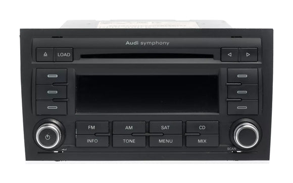 2006-2008 Audi A4 AM FM XM Radio 6 Disc CD MP3 Player 8E0-036-195-AF