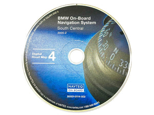 BMW Navigation CD Digital Road Map 4 South Central S0001-0114-502 MK3 2005-2