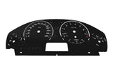 Speedometer Dials MPH to KM/H Gauges for BMW F30 Black