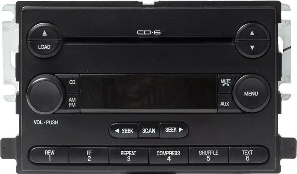 2005 Ford Freestar AMFM Radio Receiver 6 Disc CD Player OEM 5F2T18C815AA