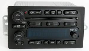 GMC Chevy Truck Van 2005-2009 Radio AM FM 6 Disc CD Player 15234935