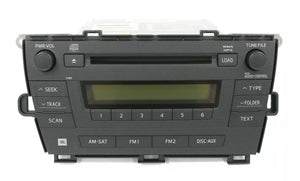 2010-2011 Toyota Prius AM FM Radio CD Player 86120-47370 Face 51882