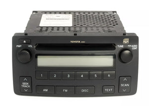 2004-2008 Toyota Corolla Radio AM FM CD Player 86120-02430 ID CQ-JS7460X Face A51813