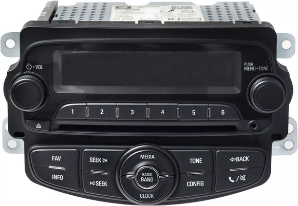 2014 Chevrolet Sonic AM FM SAT Radio CD MP3 Player Auxiliary 95365926 Option UH7