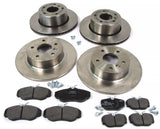 New Complete Brake Kit with Pads Rotors Bolts for Land Rover Discovery 2 (1999-2004)