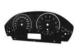 Speedometer Dials MPH to KM/H Gauges for BMW F30 Black