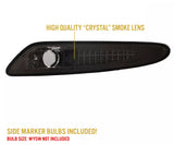 Smoked Bumper Side Marker Lights for 2003-2006 Mercedes Benz R230 SL Class AMG