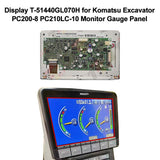 LCD Display 51440GL070H for Komatsu Excavator PC200-8 PC210LC-10 Monitor Gauge Panel