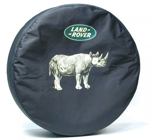 New Genuine Soft Vinyl Spare Tire Cover w/ Rhino Elephant Wolf Design LRN50240 for Land Rover