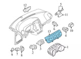 2010-2011 Volkswagen EOS CC Tiguan Golf Climate Temperature Control OEM 3C8907336