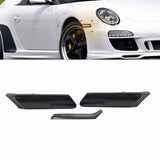 LED Side Marker Lights Turn Signal Lamp Smoked Clear for Porsche 911 987 997 Boxster Cayman