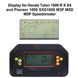 Gear LCD Fuel Display for Honda Talon 1000 R X X4 and Pioneer 1000 M3P M5D M5P Speedometer