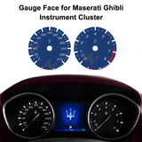 Gauge Face Set for Maserati Quattroporte Levante Ghibli Instrument Cluster