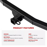 2 Inch Trailer Hitch Receiver for Toyota Highlander 2020-2024