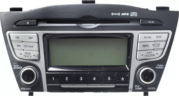 2010-2013 Hyundai Tucson AM FM XM Radio CD MP3 Player 96160-2S150TAN