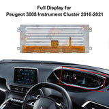 Full LCD Display for Peugeot 3008 5008 MK2 Instrument Cluster