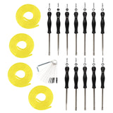 12 PCS Carburetor Adjustment Tool Carb Adjust Kit for 2-Cycle Small Engines