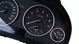 Speedometer Dials MPH to KM/H Gauges for BMW F30 Black