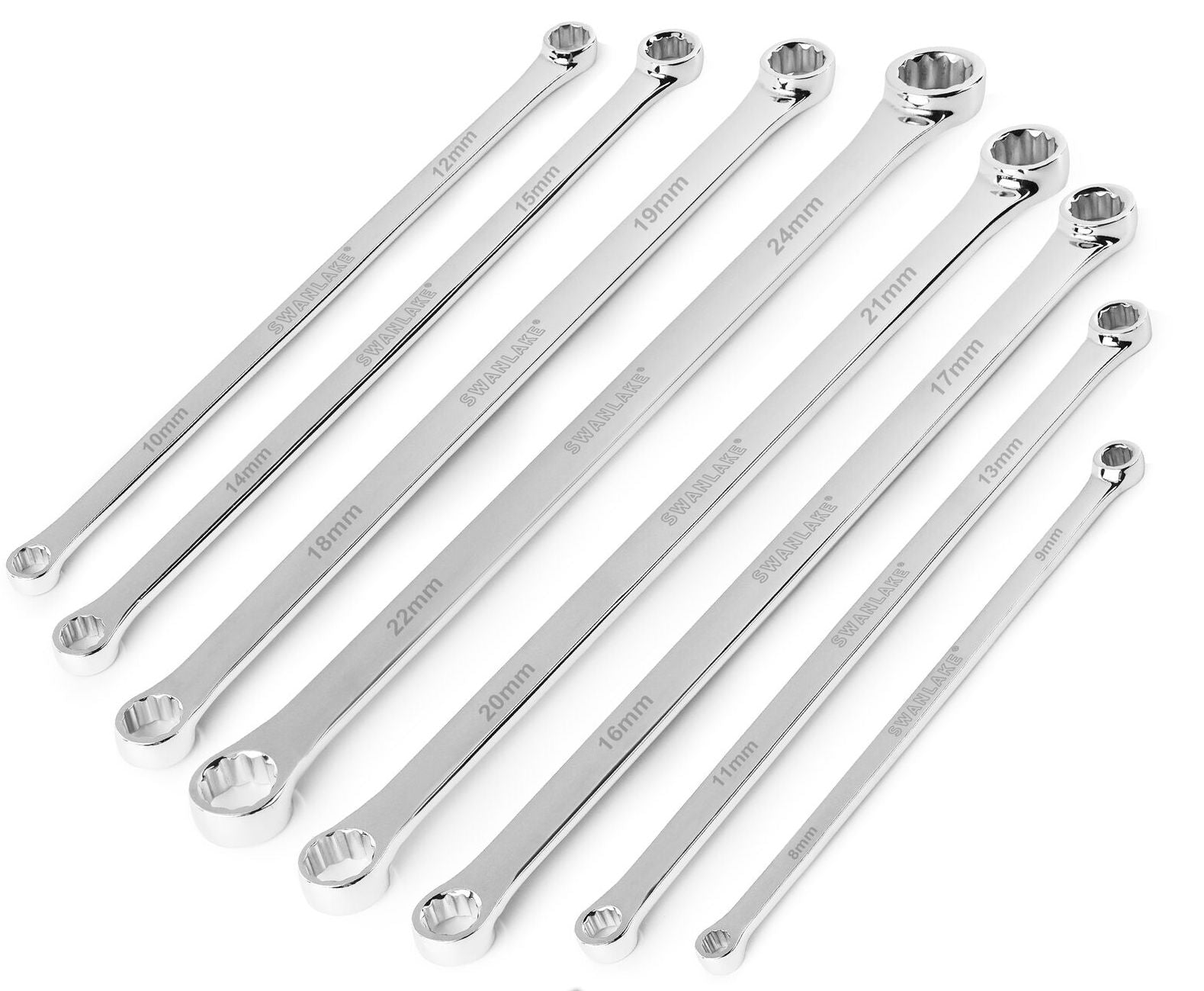 8 Pcs Extra Long Double Box End Wrench Set 8 - 24mm Aviation Spanner W –  German Audio Tech