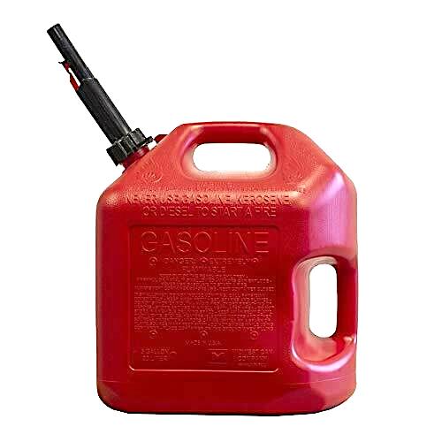 5-Gallon Plastic Gasoline Diesel Fuel Storage Canister Jerry Container (Will Not Corrode or Rust) Brand New